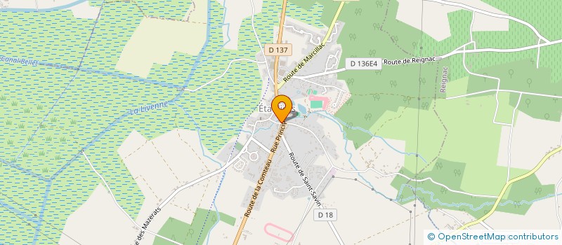 localisation de l'entreprise KING TROC à ETAULIERS