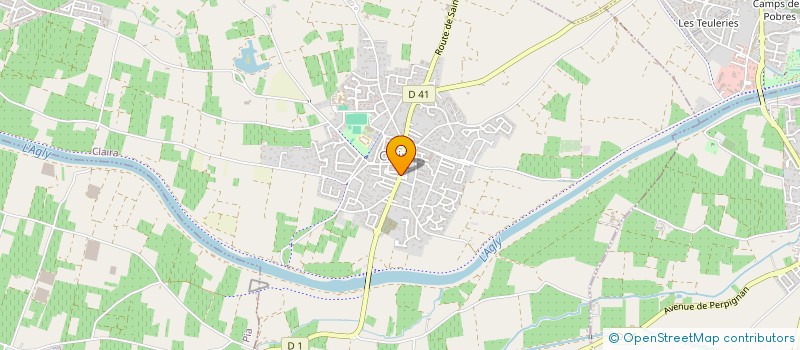 localisation de l'entreprise KINGA PIZZA à CLAIRA