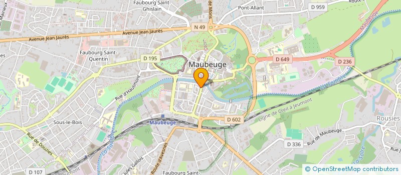 localisation de l'entreprise KINGGSM59  MAUBEUGE