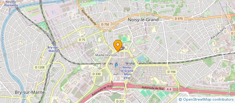 localisation de l'entreprise KINGLINES  NOISY-LE-GRAND