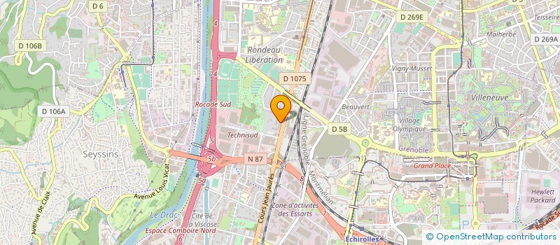 localisation de l'entreprise KINGS & THINGS  SAINT-MARTIN-D'HERES