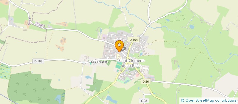 localisation de l'entreprise KINGSAY'S PADDOCK  ERDRE-EN-ANJOU