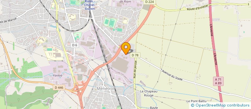 localisation de l'entreprise KINGSPAN ACOUSTICS  RIOM