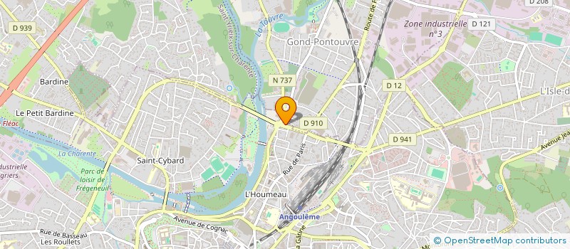 localisation de l'entreprise KINGSPIRIT à ANGOULEME
