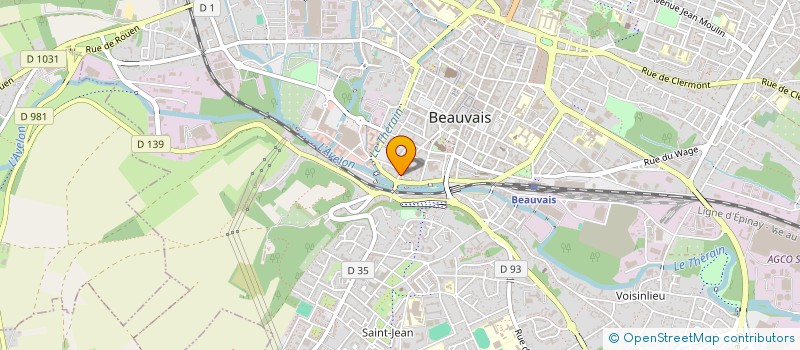 localisation de l'entreprise KINGSTON  BEAUVAIS