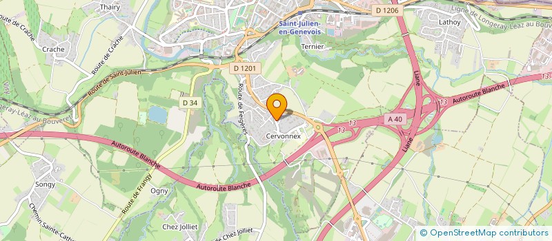 localisation de l'entreprise KINGSTON FILMS  SAINT-JULIEN-EN-GENEVOIS