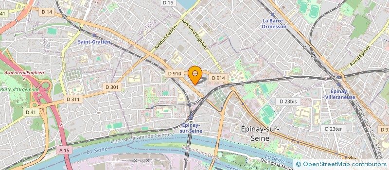 localisation de l'entreprise KINGTRANS à EPINAY-SUR-SEINE