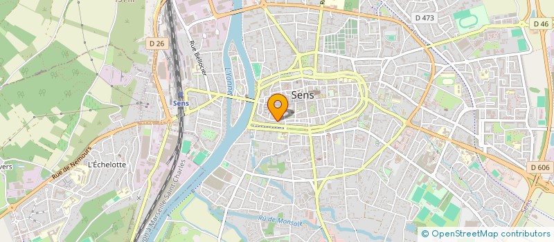 localisation de l'entreprise KINHELIOS à SENS