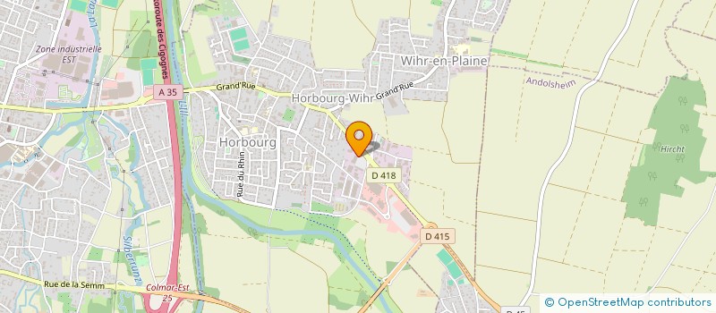 localisation de l'entreprise KINII  HORBOURG-WIHR