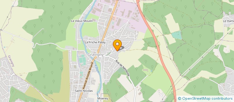 localisation de l'entreprise KINII HOLDING à GRAVIGNY