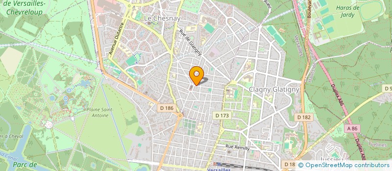 localisation de l'entreprise KININ  LE CHESNAY-ROCQUENCOURT