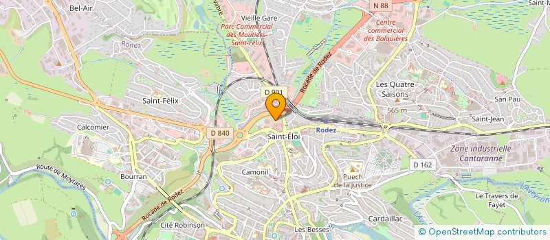 localisation de l'entreprise KINKYPUP OCCITANIE  RODEZ