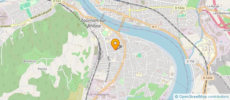 localisation de l'entreprise KINO COMPAGNIE à TOURNON-SUR-RHONE