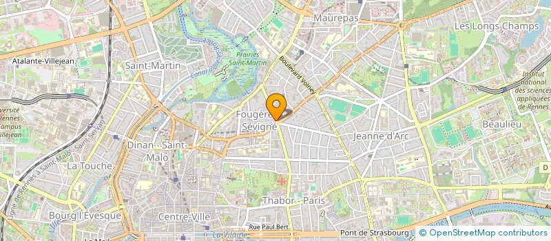 localisation de l'entreprise KINO-EVENEMENT  RENNES