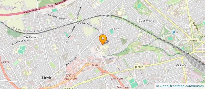 localisation de l'entreprise KINODO  LIEVIN