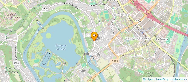 localisation de l'entreprise KINOKO  CERGY