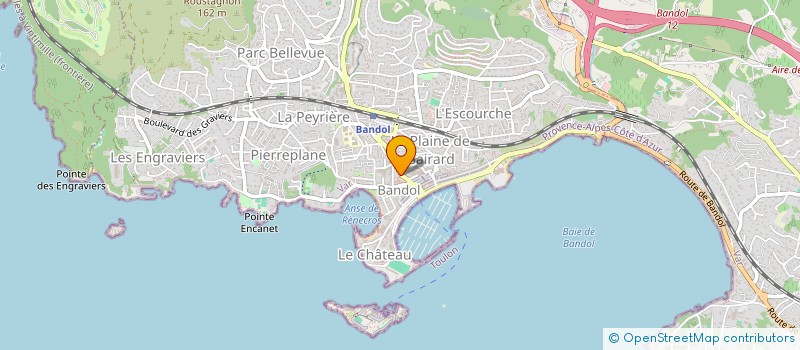 localisation de l'entreprise KINOMAR  BANDOL