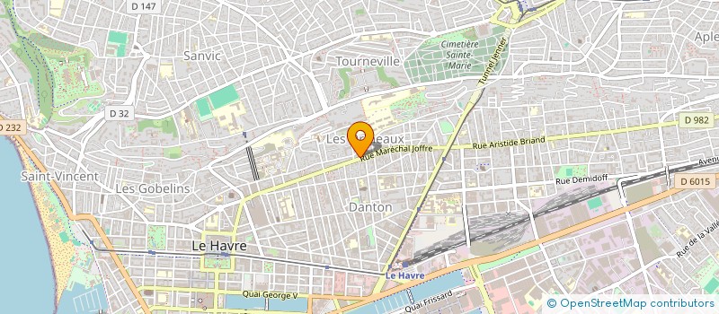 localisation de l'entreprise KINOMATON à LE HAVRE