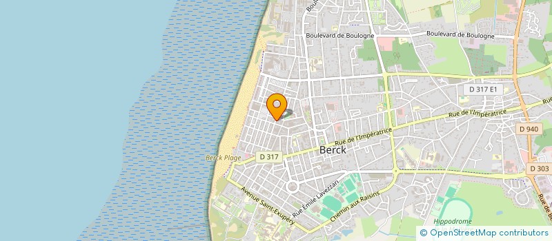 localisation de l'entreprise KINOPALE  BERCK