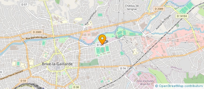 localisation de l'entreprise KINORTHO  BRIVE-LA-GAILLARDE