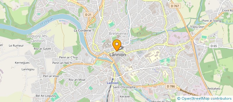 localisation de l'entreprise KINOS  LANNION