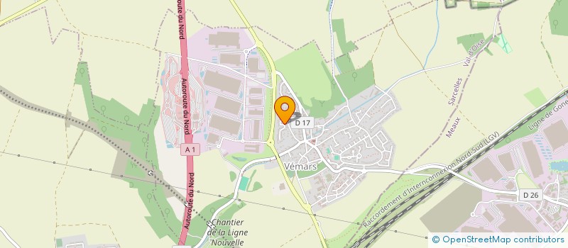 localisation de l'entreprise KINOSA  VEMARS