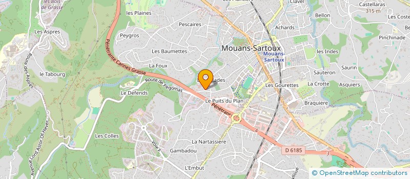 localisation de l'entreprise KINOSTEO  MOUANS-SARTOUX