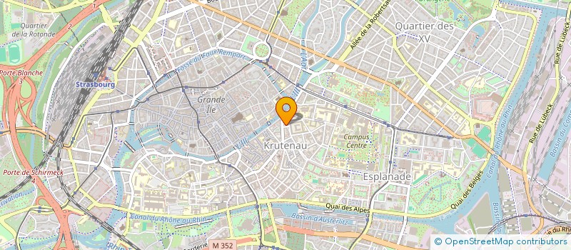 localisation de l'entreprise KINOSTUB à STRASBOURG