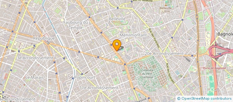 localisation de l'entreprise KINOUS FRANCE  PARIS