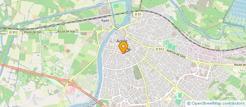 localisation de l'entreprise KINOUX'S à AGDE
