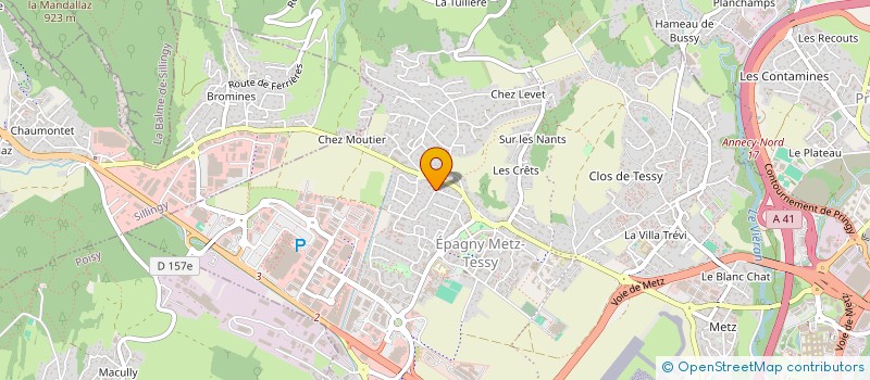 localisation de l'entreprise KINOVA FILMS  EPAGNY METZ-TESSY