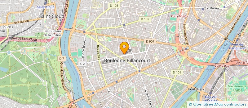 localisation de l'entreprise KINOX à BOULOGNE-BILLANCOURT
