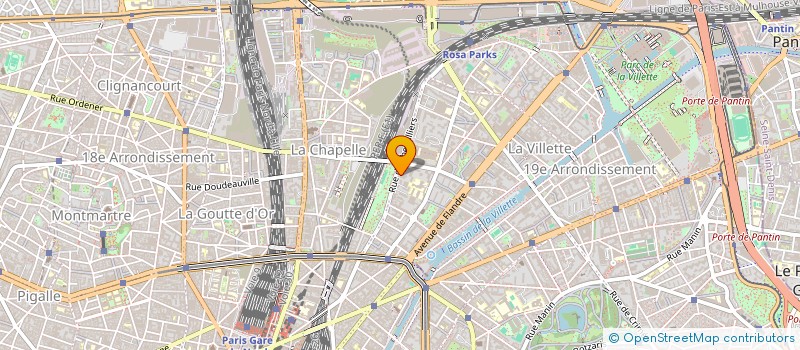 localisation de l'entreprise KINRAYONNAGE à PARIS