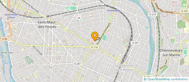 localisation de l'entreprise KINSA CONSULTANTS à SAINT-MAUR-DES-FOSSES