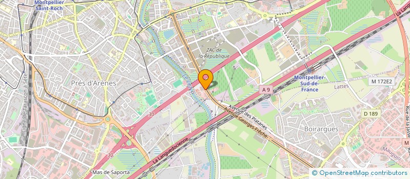 localisation de l'entreprise KINSAI à MONTPELLIER