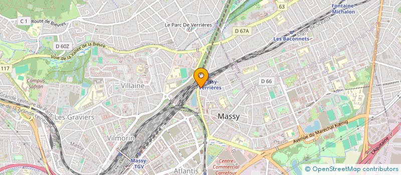 localisation de l'entreprise KINSANIA à MASSY