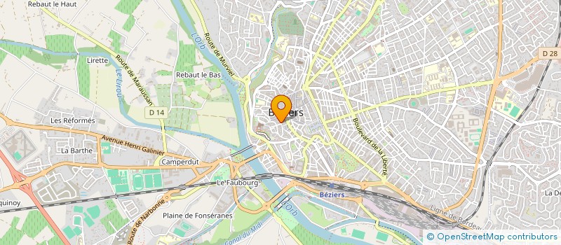 localisation de l'entreprise KINSHASA à BEZIERS