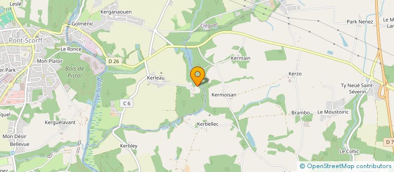 localisation de l'entreprise KINTE  CLEGUER