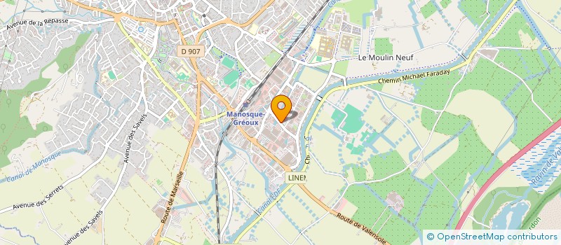 localisation de l'entreprise KINTELE à MANOSQUE
