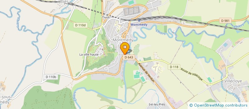 localisation de l'entreprise KINTSUGI à MONTMEDY