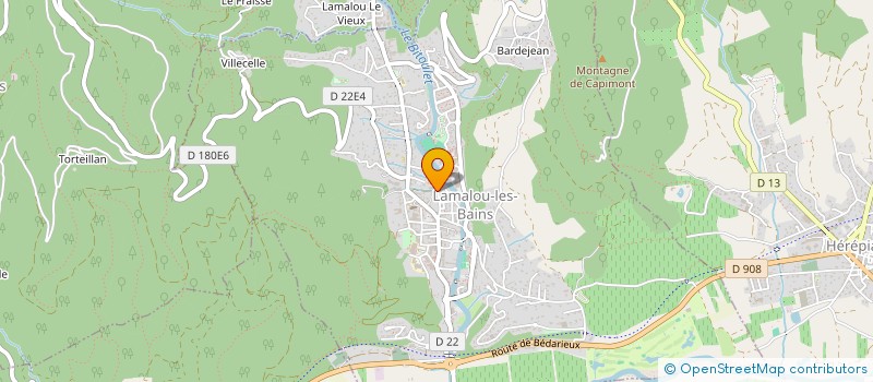 localisation de l'entreprise KINTSUGI  LAMALOU-LES-BAINS