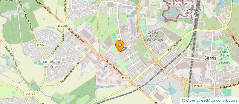 localisation de l'entreprise KINTSUGI  MONTEVRAIN