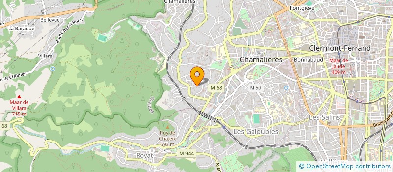 localisation de l'entreprise KINTUS SAPPHIRUS à CHAMALIERES