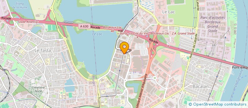 localisation de l'entreprise KINWASH à BORDEAUX