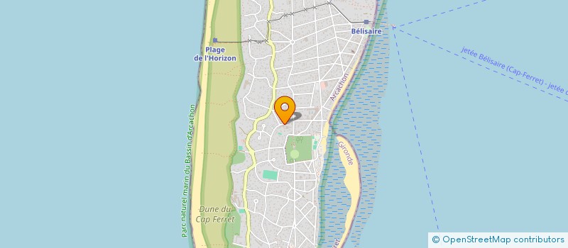 localisation de l'entreprise KINZAN  LEGE-CAP-FERRET