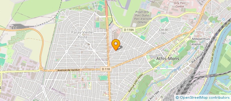 localisation de l'entreprise KINZESS à ATHIS-MONS
