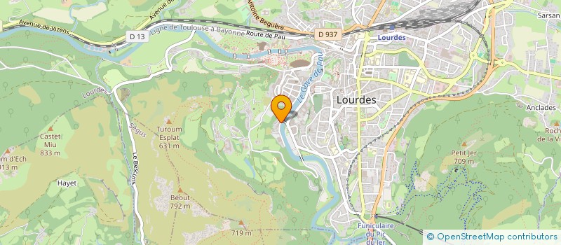 localisation de l'entreprise KIO  LOURDES