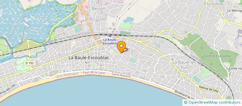 localisation de l'entreprise KIORBAULOIS à LA BAULE-ESCOUBLAC