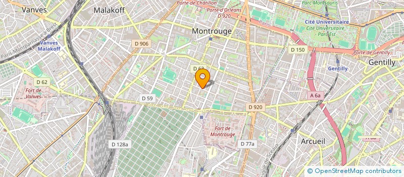 localisation de l'entreprise KIOS  MONTROUGE