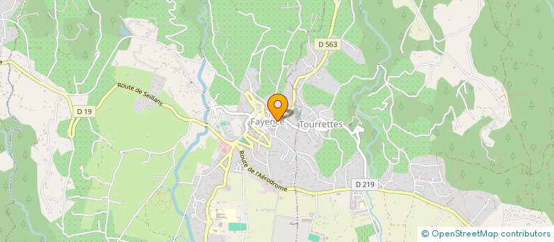 localisation de l'entreprise KIOSK à FAYENCE